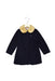 A Navy Coats from Miki House in size 4T for girl. (Front View)