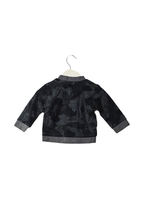 A Grey Cardigans from IKKS in size 3-6M for boy. (Back View)
