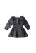 A Grey Long Sleeve Dresses from Bout'Chou in size 3-6M for girl. (Front View)