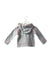 A Grey Zippered Sweatshirts from Zef in size 6-12M for girl. (Back View)