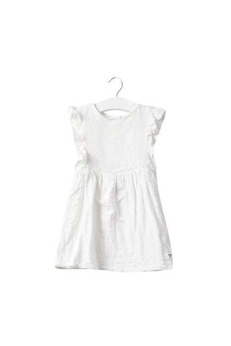 A White Dress Sets from Carrément Beau in size 12-18M for girl. (Back View)