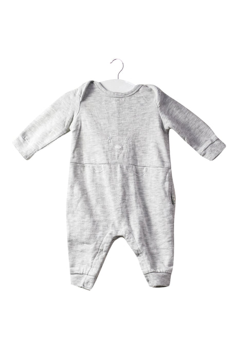 A Grey Long Sleeve Jumpsuits from Peter Alexander in size 3-6M for neutral. (Front View)