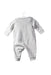 A Grey Long Sleeve Jumpsuits from Peter Alexander in size 3-6M for neutral. (Back View)