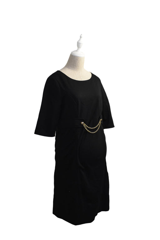A Black Long Sleeve Dresses from Rosie Pope in size S for maternity. (Front View)