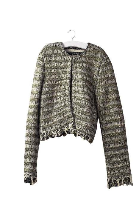 A Metallic Cardigans from Lu Lu by Miss Grant in size 7Y for girl. (Front View)