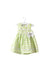A Green Dress Sets from Bonnie Baby in size 6-12M for girl. (Back View)