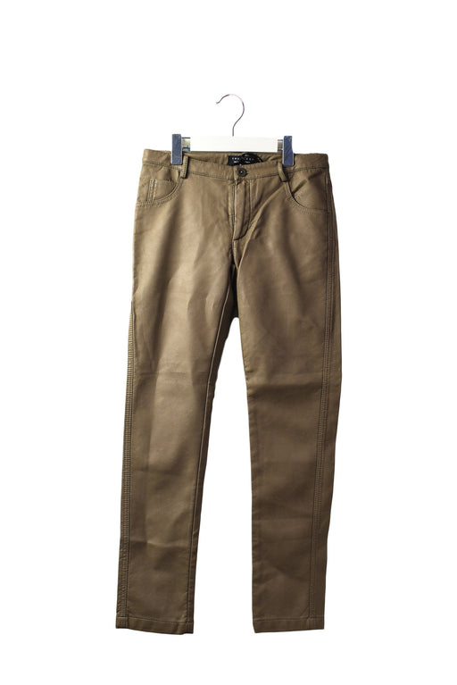 A Brown Casual Pants from TWINSET in size 8Y for girl. (Front View)