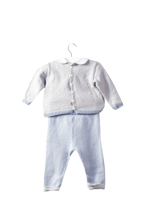 A Blue Pants Sets from Chickeeduck in size 6-12M for boy. (Back View)