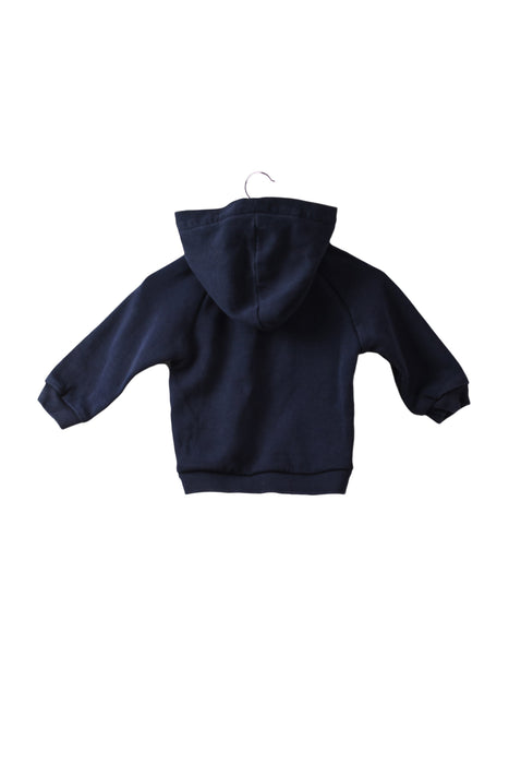 A Navy Zippered Sweatshirts from Jacadi in size 6-12M for boy. (Back View)