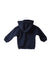 A Navy Zippered Sweatshirts from Jacadi in size 6-12M for boy. (Back View)