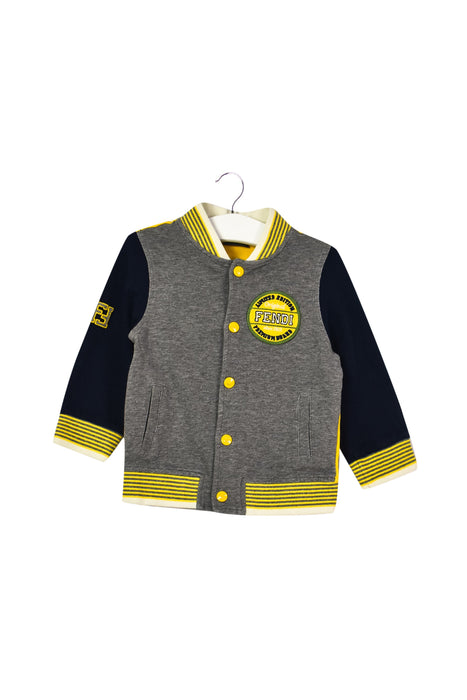A Multicolor Lightweight Jackets from Fendi in size 6-12M for boy. (Front View)