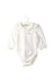 A White Long Sleeve Bodysuits from Nicholas & Bears in size 6-12M for girl. (Front View)