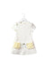 A White Short Sleeve Dresses from Nicholas & Bears in size 6-12M for girl. (Front View)