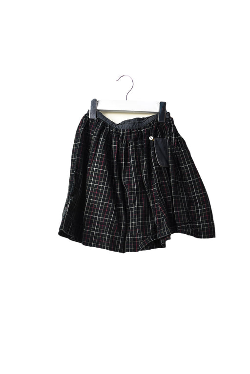 A Black Short Skirts from Les Enfantines in size 6T for girl. (Front View)