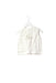 A White Sleeveless Tops from Les Enfantines in size 3-6M for girl. (Front View)
