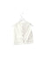 A White Sleeveless Tops from Les Enfantines in size 3-6M for girl. (Back View)