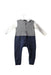 A Navy Long Sleeve Jumpsuits from Aletta in size 6-12M for boy. (Back View)