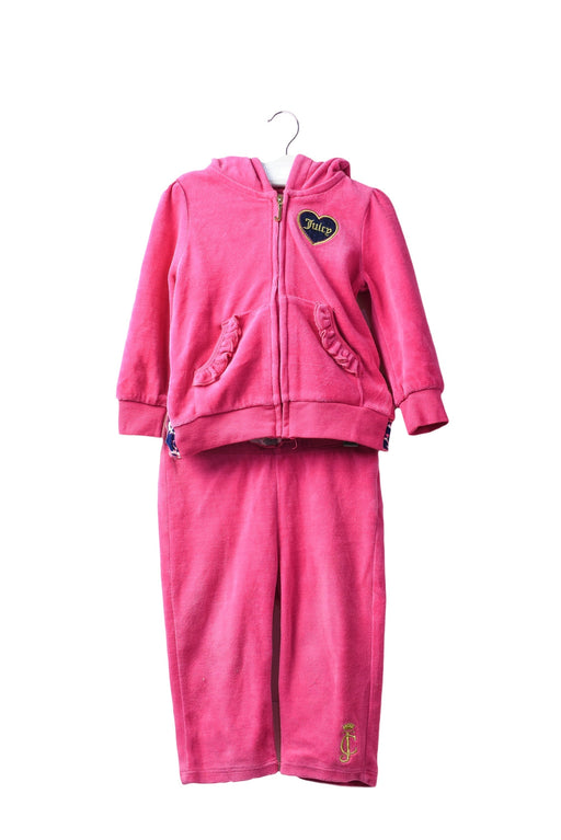 A Pink Pants Sets from Juicy Couture in size 6-12M for girl. (Front View)