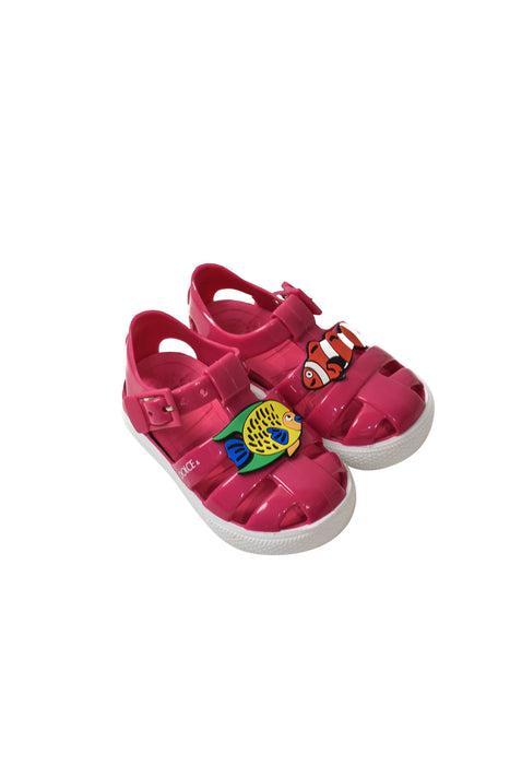 A Purple Sandals from Dolce & Gabbana in size 12-18M for girl. (Front View)