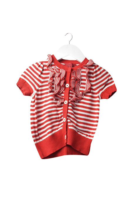 A Red Cardigans from Nicholas & Bears in size 6-12M for girl. (Front View)