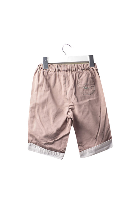 A Purple Casual Pants from Jacadi in size 3-6M for girl. (Back View)