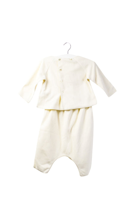 A White Pants Sets from Bonpoint in size 6-12M for girl. (Back View)