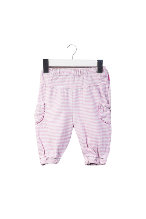 A Pink Casual Pants from Jojo Maman Bébé in size 0-3M for girl. (Front View)