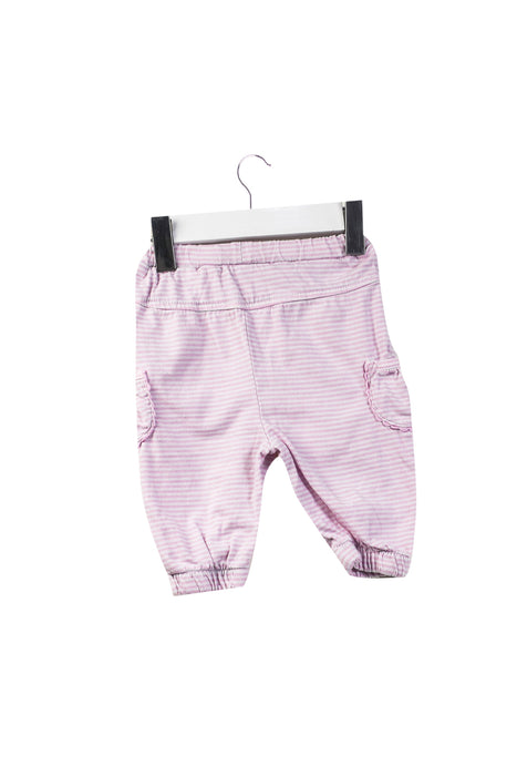 A Pink Casual Pants from Jojo Maman Bébé in size 0-3M for girl. (Back View)