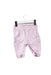 A Pink Casual Pants from Jojo Maman Bébé in size 0-3M for girl. (Back View)