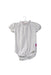 A White Short Sleeve Bodysuits from Jojo Maman Bébé in size 3-6M for girl. (Front View)