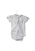 A White Short Sleeve Bodysuits from Jojo Maman Bébé in size 3-6M for girl. (Back View)