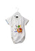A White Short Sleeve Bodysuits from Jim Thompson in size 3-6M for neutral. (Front View)
