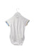 A White Short Sleeve Bodysuits from Jim Thompson in size 3-6M for neutral. (Back View)