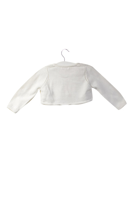 A White Cardigans from Chloe in size 6-12M for girl. (Back View)