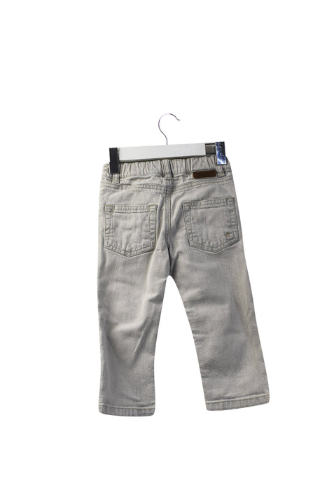 A Grey Jeans from Bonpoint in size 12-18M for girl. (Back View)