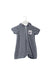 A Navy Short Sleeve Rompers from Kissy Kissy in size 0-3M for boy. (Front View)