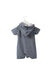 A Navy Short Sleeve Rompers from Kissy Kissy in size 0-3M for boy. (Back View)