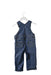 A Blue Long Overalls from Cyrillus in size 6-12M for neutral. (Back View)