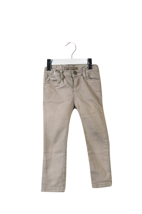 A Beige Jeans from Arsène et les pipelettes in size 3T for girl. (Front View)