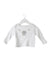 A White Long Sleeve Tops from The Little White Company in size 0-3M for neutral. (Front View)