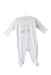 A White Long Sleeve Jumpsuits from Chicco in size 0-3M for neutral. (Front View)