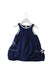 A Navy Sleeveless Dresses from Sergent Major in size 6-12M for girl. (Front View)