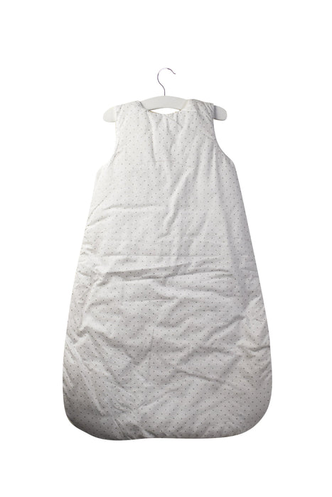 A White Sleepsacs from Jacadi in size 0-3M for girl. (Back View)