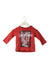 A Red Long Sleeve Tops from Levi's in size 3-6M for girl. (Front View)