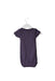 A Purple Short Sleeve Bodysuits from Petit Bateau in size 3-6M for girl. (Back View)