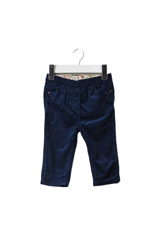 A Navy Casual Pants from Cyrillus in size 6-12M for girl. (Front View)