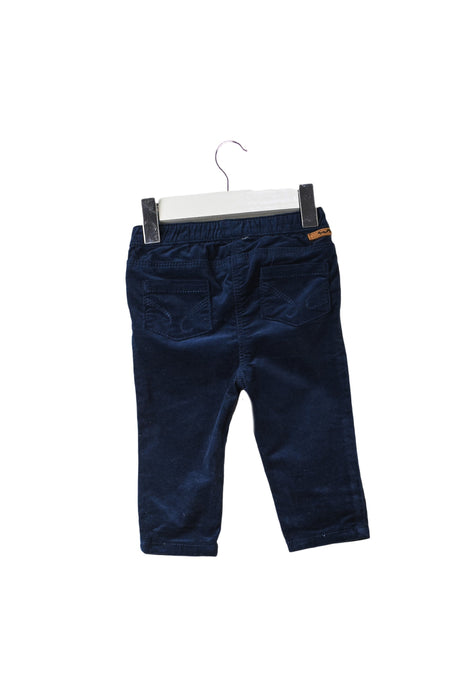 A Navy Casual Pants from Cyrillus in size 6-12M for girl. (Back View)