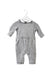 A Grey Long Sleeve Jumpsuits from Nicholas & Bears in size 0-3M for boy. (Front View)