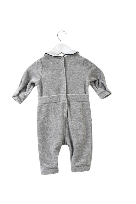A Grey Long Sleeve Jumpsuits from Nicholas & Bears in size 0-3M for boy. (Back View)
