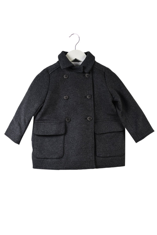 A Grey Coats from Bonpoint in size 3T for girl. (Front View)